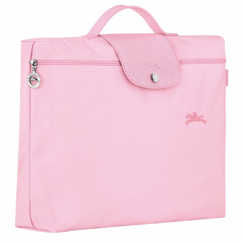 Pink Longchamp Le Pliage S Women's Briefcase Bags